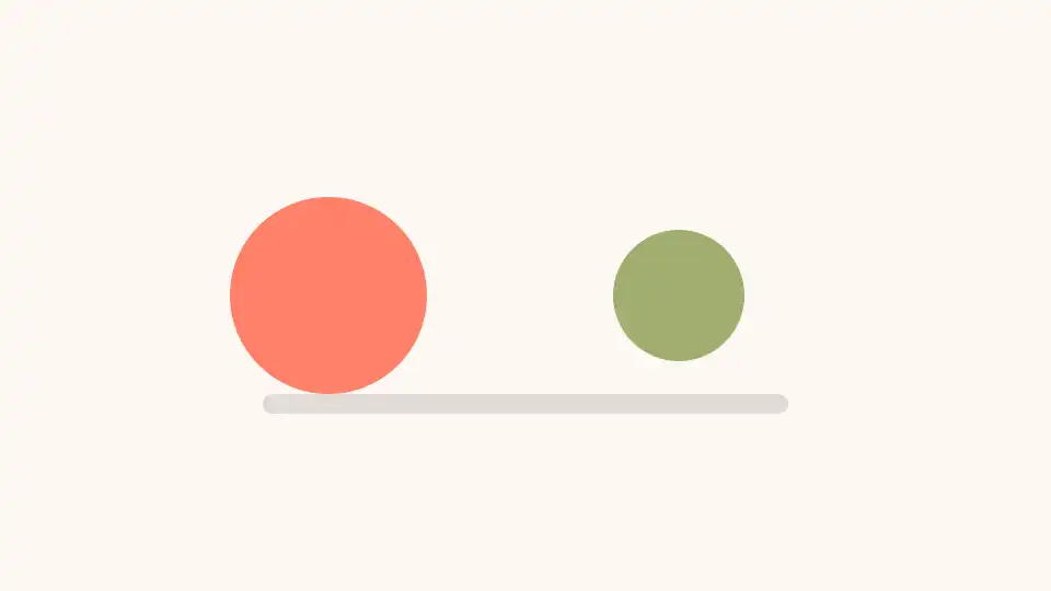 Illustration d’équilibre abstraite
